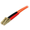 StarTech.com Fiber Optic Cable - Multimode Duplex 50/125 - LSZH - LC/LC - 2 m 50FIBLCLC2