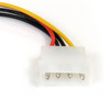 StarTech.com 6in 4 Pin LP4 to Right Angle SATA Power Cable Adapter SATAPOWADAPR