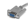 StarTech.com 10 ft DB9 RS232 Serial Null Modem Cable F/M SCNM9FM