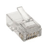 Tripp Lite Cat6 RJ45 Modular Plug for Round Stranded UTP Conductor 4-Pair, 100 Pack N230-100-STR