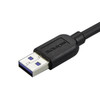 StarTech.com Slim Micro-USB 3.0 Cable - M/M - Right-Angle Micro USB - 2m (6ft) USB3AU2MRS
