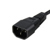 StarTech.com 1 ft Standard Computer Power Cord Extension - C14 to C13 PXT1001