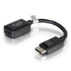 C2G 54322 video cable adapter 0.2 m DisplayPort HDMI Black 54322