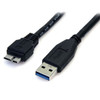 StarTech.com 0.5m (1.5ft) Black SuperSpeed USB 3.0 Cable A to Micro B - M/M USB3AUB50CMB