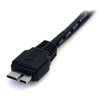 StarTech.com 0.5m (1.5ft) Black SuperSpeed USB 3.0 Cable A to Micro B - M/M USB3AUB50CMB