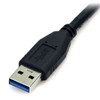 StarTech.com 0.5m (1.5ft) Black SuperSpeed USB 3.0 Cable A to Micro B - M/M USB3AUB50CMB