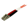 StarTech.com Fiber Optic Cable - Multimode Duplex 50/125 - OFNP Plenum - LC/LC - 3 m 50FIBPLCLC3