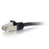 C2G 7ft Cat6 networking cable Black 2.13 m S/FTP (S-STP) 00814