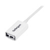 Startech.Com 2M White Usb 2.0 Extension Cable A To A - M/F Usbextpaa2Mw