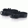 C2G 11in Hook / Loop Cable Management Straps - 12pk Black cable tie Nylon 29854