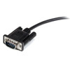 StarTech.com 0.5m Black Straight Through DB9 RS232 Serial Cable - M/F MXT10050CMBK