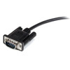 StarTech.com 2m Black Straight Through DB9 RS232 Serial Cable - M/F MXT1002MBK