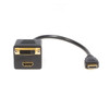StarTech.com 1 ft HDMI Splitter Cable - HDMI to HDMI and DVI-D - M/F HDMISPL1DH
