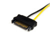 Startech.Com 6In Sata Power To 8 Pin Pci Express Video Card Power Cable Adapter Satpciex8Adp