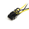 Startech.Com 6In Sata Power To 8 Pin Pci Express Video Card Power Cable Adapter Satpciex8Adp