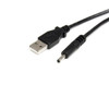 Startech.Com Usb To 3.4Mm Power Cable - Type H Barrel - 3 Ft Usb2Typeh