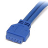 Startech.Com 2 Port Panel Mount Usb 3.0 Cable - Usb A To Motherboard Header Cable F/F Usb3Spnlafhd