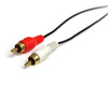 StarTech.com 3 ft Stereo Audio Cable - 3.5mm Male to 2x RCA Male MU3MMRCA