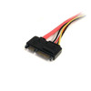 StarTech.com 12in 22 Pin SATA Power and Data Extension Cable SATA22PEXT