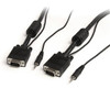 StarTech.com 15 ft Coax High Resolution Monitor VGA Cable with Audio HD15 M/M MXTHQMM15A