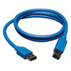 Tripp Lite USB 3.0 SuperSpeed Device Cable (AB M/M), 3-ft. U322-003