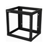 Startech.Com 9U 19" Wall Mount Network Rack 17" Deep 2 Post Open Frame For Server Room/Data/Av/It/Communication/Computer Equipment/Patch Panel W/Cage Nuts/Screws Hook/Loop 175Lb Capacity Rk919Wallo