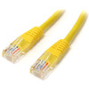 Startech.Com 15 Ft Cat5E Yellow Molded Rj45 Utp Cat 5E Patch Cable - 15Ft Patch Cord M45Patch15Yl
