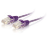 C2G 5FT CAT6 PURPLE CABLE UTP SLIM networking cable 1.524 m U/UTP (UTP) 01182