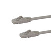 StarTech.com 9ft CAT6 Ethernet Cable - Gray CAT 6 Gigabit Ethernet Wire -650MHz 100W PoE RJ45 UTP Network/Patch Cord Snagless w/Strain Relief Fluke Tested/Wiring is UL Certified/TIA N6PATCH9GR