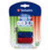 Verbatim 98703 USB flash drive 8 GB USB Type-A 2.0 Blue, Green, Red 98703