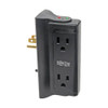 Tripp Lite Protect It! Surge Protector With 4 Side-Mounted Outlets , Direct Plug-In, 670 Joules Tlp4Bk
