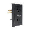 Tripp Lite Protect It! Surge Protector With 4 Side-Mounted Outlets , Direct Plug-In, 670 Joules Tlp4Bk