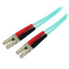 StarTech.com Fiber Optic Cable - 10 Gb Aqua - Multimode Duplex 50/125 - LSZH - LC/LC - 5 m A50FBLCLC5