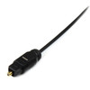 StarTech.com 3 ft Toslink SPDIF Optical Digital Audio Cable THINTOS3