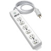 Tripp Lite NOT for Patient-Care Vicinity – UL 1363 Medical-Grade Power Strip with 6 Hospital-Grade Outlets, 6 ft. Cord PS-606-HG