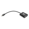 Tripp Lite Keyspan Mini DisplayPort to Active VGA Adapter, Video Converter, DP1.2, (M/F), Black, 6-in. (15.24 cm) 037332210593 P137-06N-VGAV2B