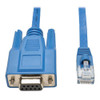 Tripp Lite RJ45 to DB9F Cisco Serial Console Port Rollover Cable 1.83 m (6-ft.) 037332188311 P430-006