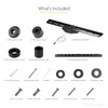 Startech.Com No-Stud Tv Wall Mount - Low Profile Heavy Duty Vesa Tv Wall Mount For Up To 80 Inch Display (110Lb/50Kg) - Universal Television Wall Mount - Studless Tilting Flat Screen Mount 065030891493 Fpwhanger