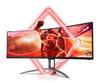 Aoc Agon 3 Ag493Ucx Computer Monitor 124.5 Cm (49") 5120 X 1440 Pixels Led Black 685417722280 Ag493Ucx