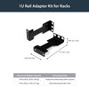 StarTech.com Rail Depth Adapter Kit for Server Racks - 1U 065030865432 RDA1U