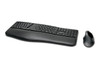 Kensington Pro Fit Ergo Wireless Keyboard And Mouse (Black) 085896754060 75406