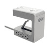 Tripp Lite 6-Outlet Surge Protector w/2 USB-A (2.4A Shared) & 1 USB-C (3A) - 8 ft. Cord, 1080 Joules, Desk Clamp 037332231130 TLP648USBC