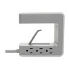 Tripp Lite 6-Outlet Surge Protector w/2 USB-A (2.4A Shared) & 1 USB-C (3A) - 8 ft. Cord, 1080 Joules, Desk Clamp 037332231130 TLP648USBC