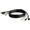 Startech.Com 6Ft 4-In-1 Usb Displayport Kvm Switch Cable W/ Audio & Microphone 065030840125 Dp4N1Usb6