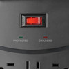Tripp Lite Protect It! 12-Outlet Surge Protector - 8 ft. Cord, 4320 Joules, Tel/Modem/Coax Protection, 2 USB Ports, Black 037332209788 TLP128TTUSBB