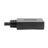 Tripp Lite Keyspan Mini DisplayPort to DisplayPort Adapter, 4K 60 Hz, Black (M/F), 6-in. (15.24 cm) 037332210692 P139-06N-DP4K6B