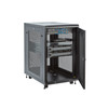 StarTech.com 18U Server Rack Cabinet - 4-Post Adjustable Depth (2" to 30") Network Equipment Rack Enclosure w/Casters/Cable Management/Shelf /Locking Dell PowerEdge HP ProLiant ThinkServer 065030870238 RK1833BKM
