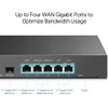 TP-LINK SafeStream Gigabit Multi-WAN VPN Router 840030701474 TL-ER7206