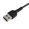 StarTech.com 15cm Durable USB A to Lightning Cable - Black USB Type A to Lightning Connector Charge & Sync Power Cord - Rugged w/Aramid Fiber - Apple MFI Certified - iPad Air iPhone 12 065030891714 RUSBLTMM15CMB