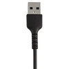 StarTech.com 15cm Durable USB A to Lightning Cable - Black USB Type A to Lightning Connector Charge & Sync Power Cord - Rugged w/Aramid Fiber - Apple MFI Certified - iPad Air iPhone 12 065030891714 RUSBLTMM15CMB